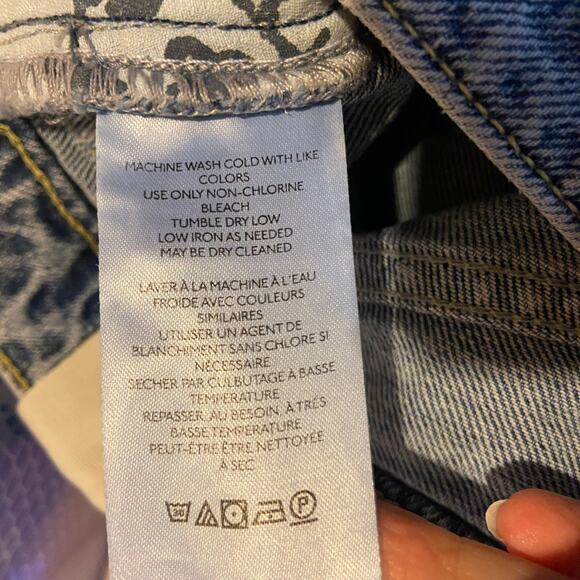 Free People Come As You Are Denim Maxi Skirt Size 2 NWT - Picture 8 of 8